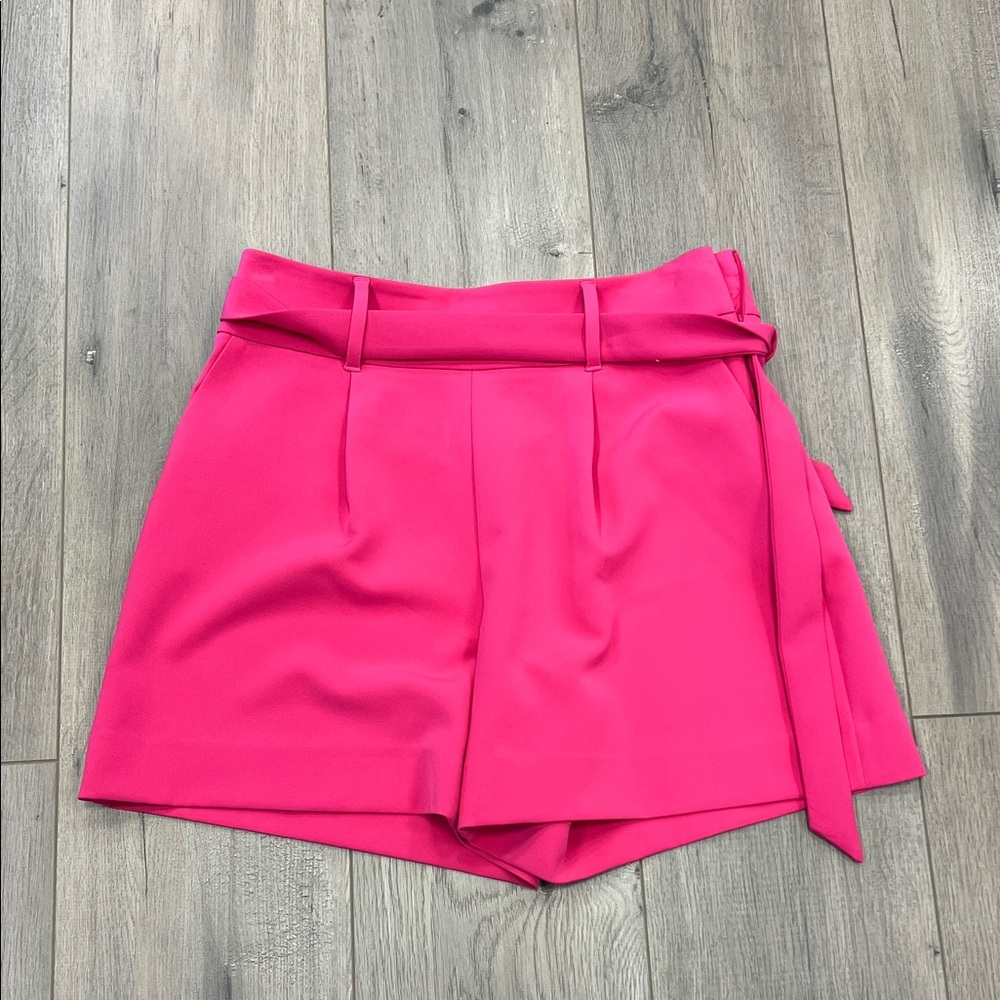 White House Black Market High Waist Fuchsia Shorts
